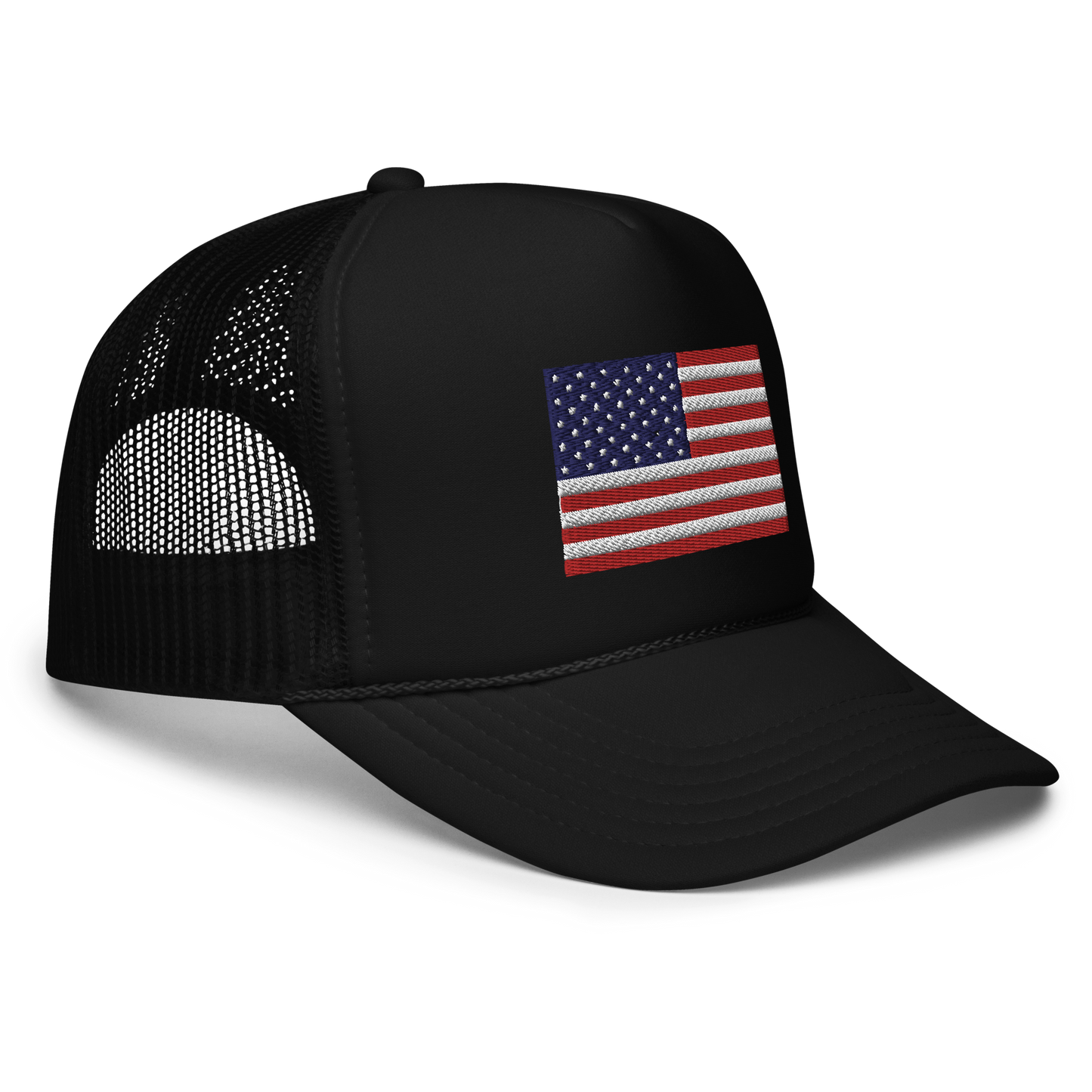 HTT USA flag trucker hat