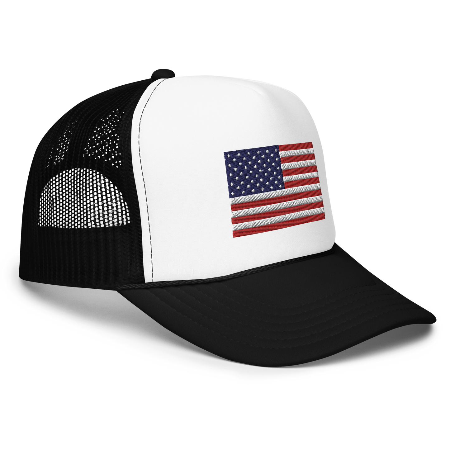 HTT USA flag trucker hat